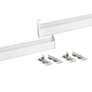 14 in. White Polymer Slim Series Tip-Out Sink Front Tray (w/o hinges)