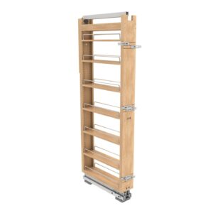 5" Wood 58" Tall Cabinet Pullout w/ Fulterer Soft-Close Slides