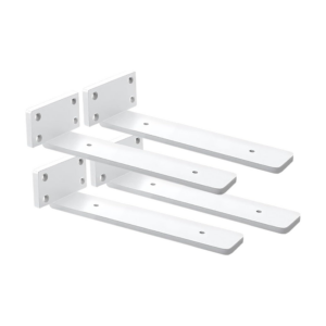 HS9 9" HIDDEN SHELF BRACKET (WHITE)