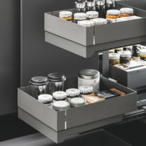 EZ-FLY Fly Box Blind Corner Cabinet Mechanism – Universal – Grey