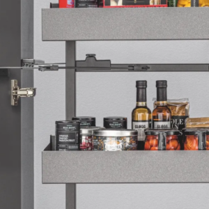 EZEM MAXI Pantry Pull-Out Frame – Universal – Textured Grey