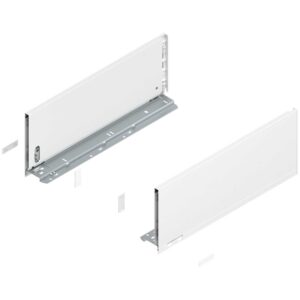 Blum LEGRABOX 11″ 90mm Drawer Side – Silk White – 1/Box