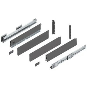 Blum MERIVOBOX Boxcap Height E 550mm – Left & Right – Integrated Grey – 10/Box