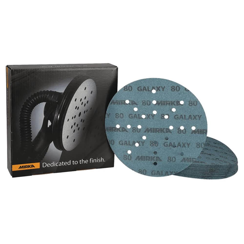 5″ Galaxy PSA P180 Sanding Discs with Liner & Tab – 100 Discs/Box