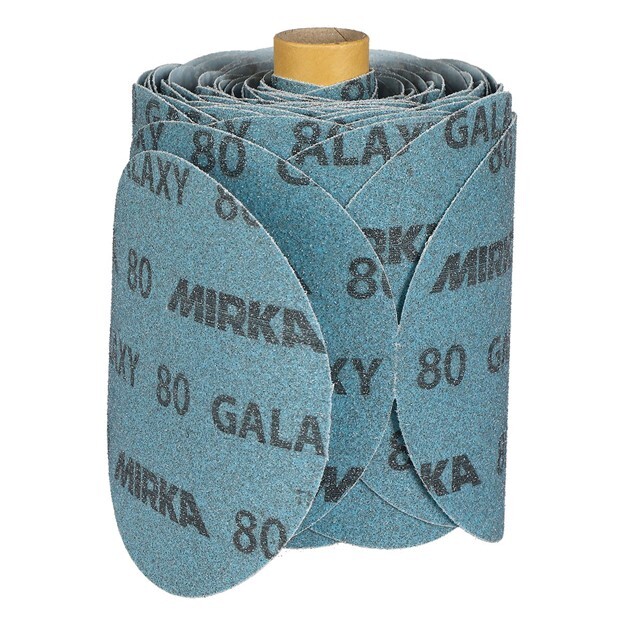5″ Galaxy PSA P220 Sanding Discs with Liner & Tab – 100 Discs/Box