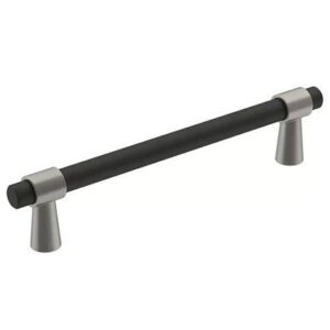 BP-36859-FBG10 – 128mm Cabinet Pull – Matte Black / Satin Nickel