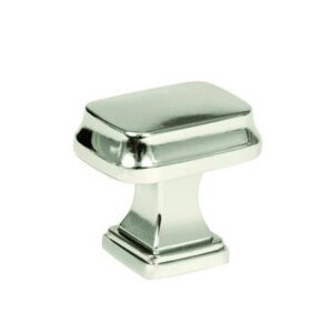 BP-55340-PN – Rectangle Cabinet Knob – Polished Nickel