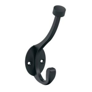 H55465-MB – 5" Pilltop Hook – Matte Black