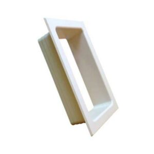 FastCap Electric Trim Ring – Single Gang – White