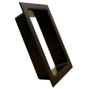 FastCap Electrical Trim Ring – Single Gang – Black