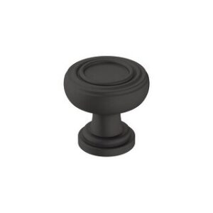BP36774-FB – 1-1/8" Cabinet Knob – Matte Black