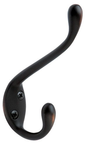 H55451-MB – Coat & Hat Hook – Matte Black